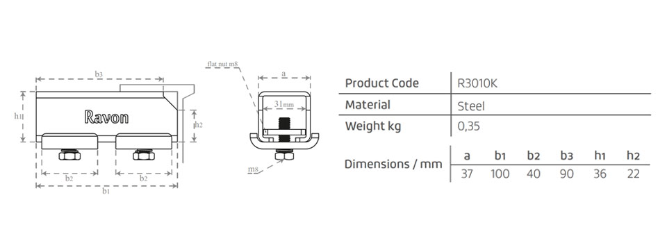 R3010K Kaynak Bağlantı Elemanı (3010 Serisi)